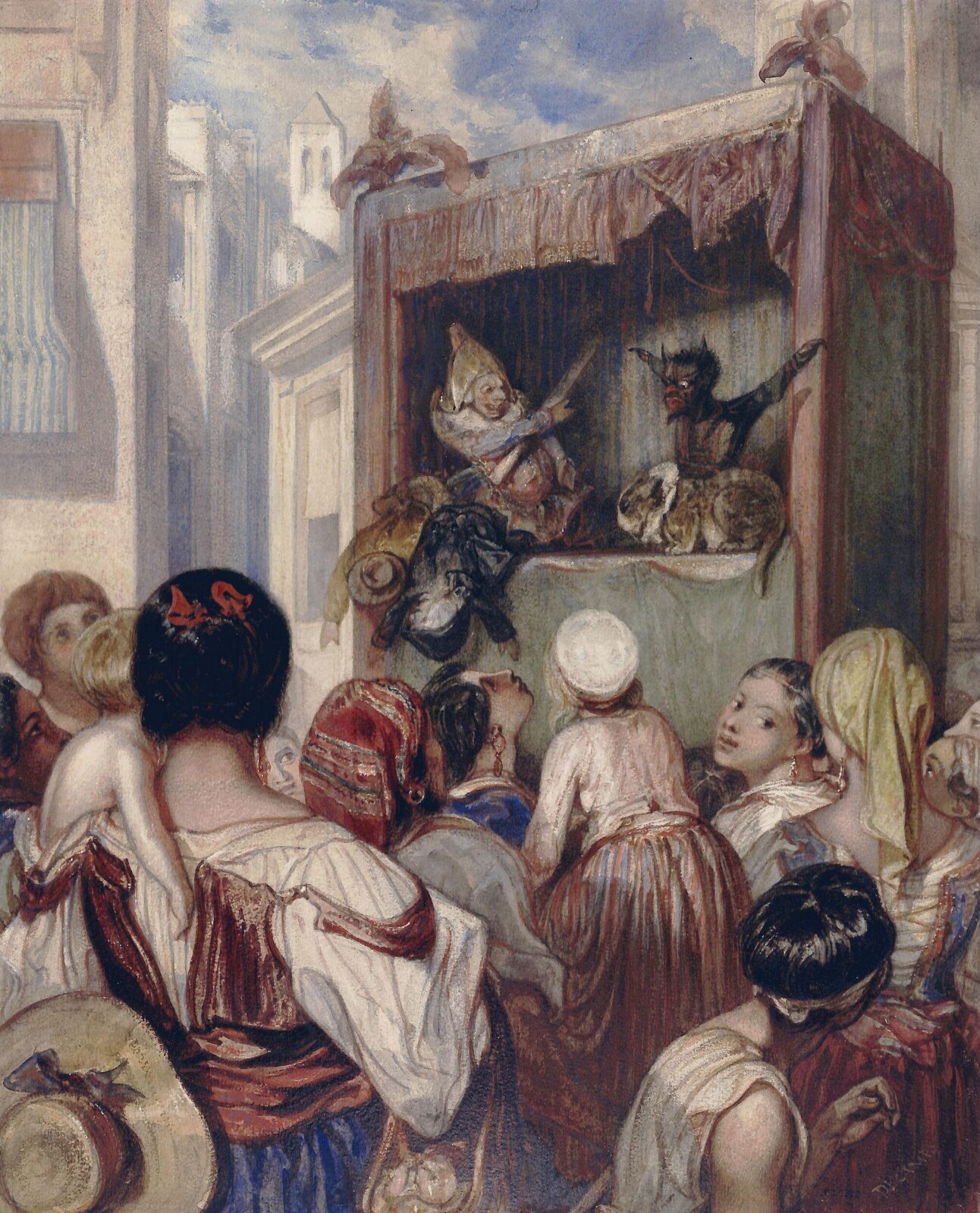 Polichinello, Alexandre-Gabriel Decamps, ca. 1820-60