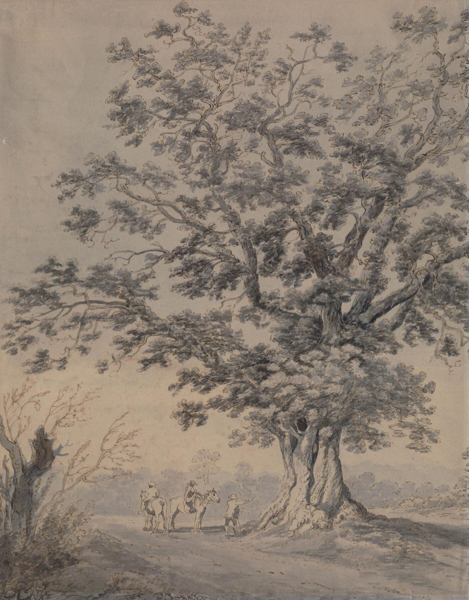 Lady Oak, near Cressidge,, Джозеф Фарингтон, 1789