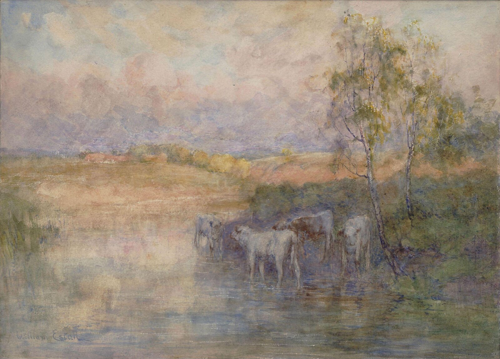 Evening on the Arun, Estall, ca. 1875-1897