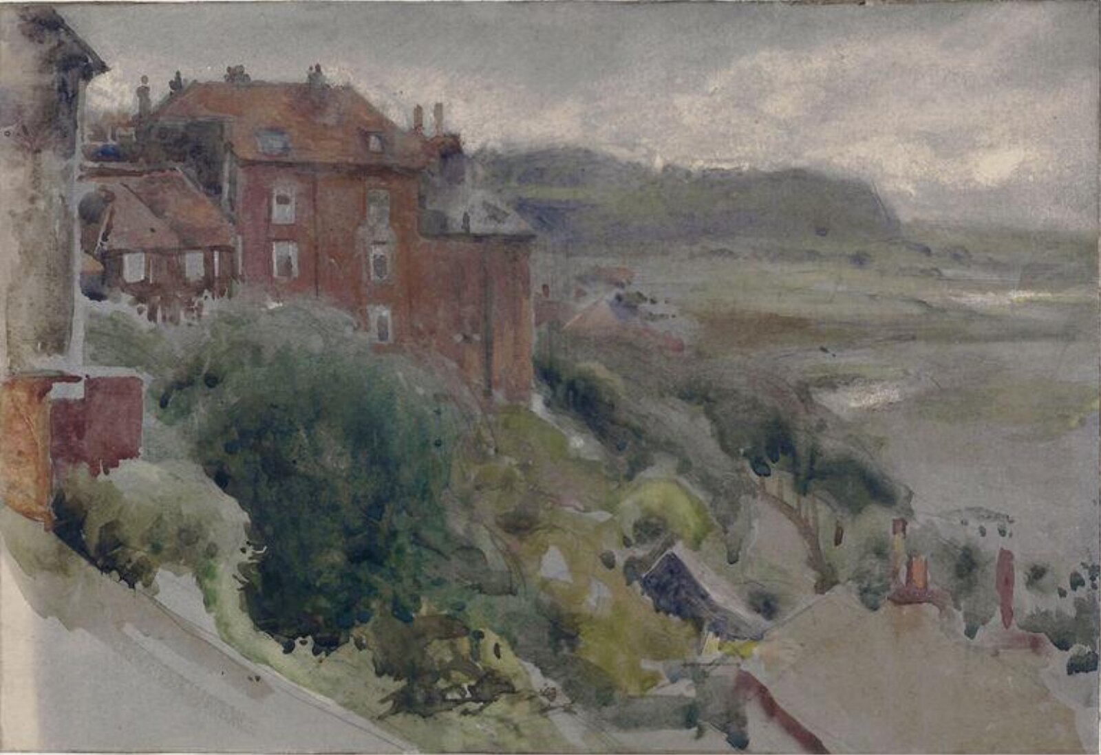 View from a Window, Rye, Charles Gogin, c.1880-c.1920