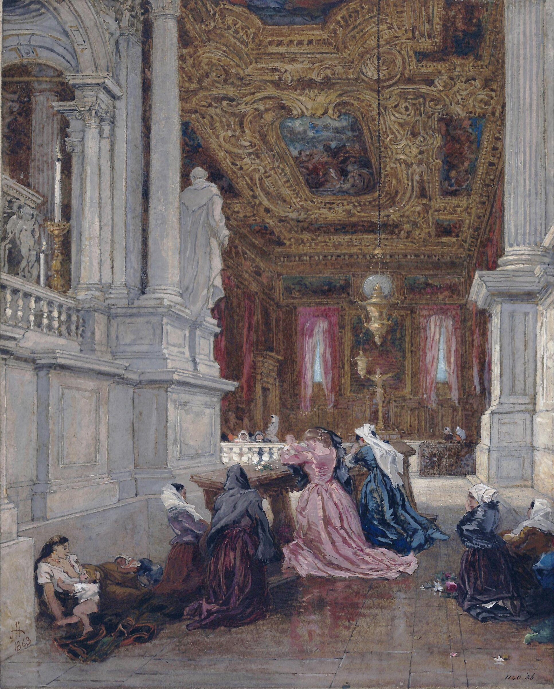The church of SS. Giovanni e Paolo, Venice, James Holland, 1863