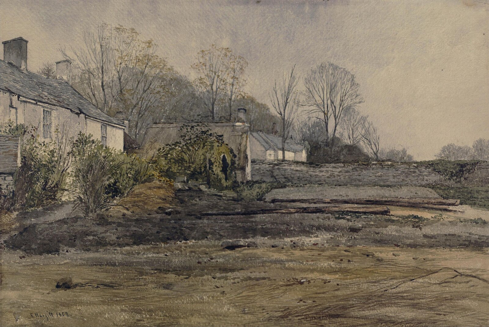Cottages in Ireland, Edward Hargitt, 1852