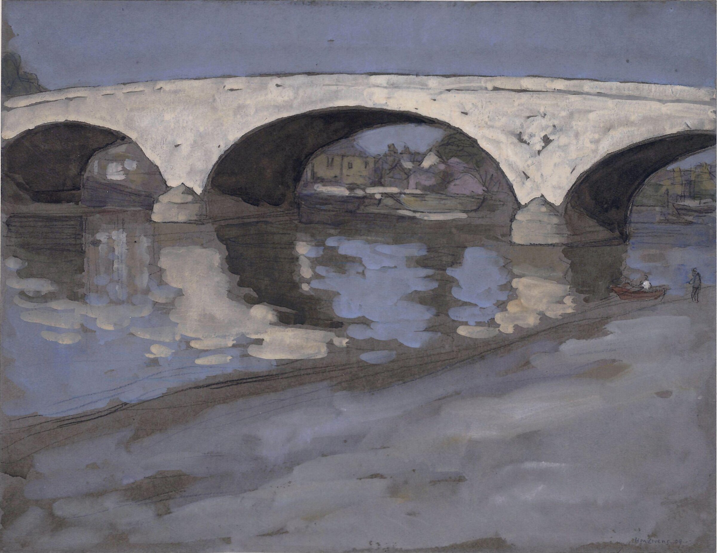 Kew Bridge, Horace Mann Livens, 1909
