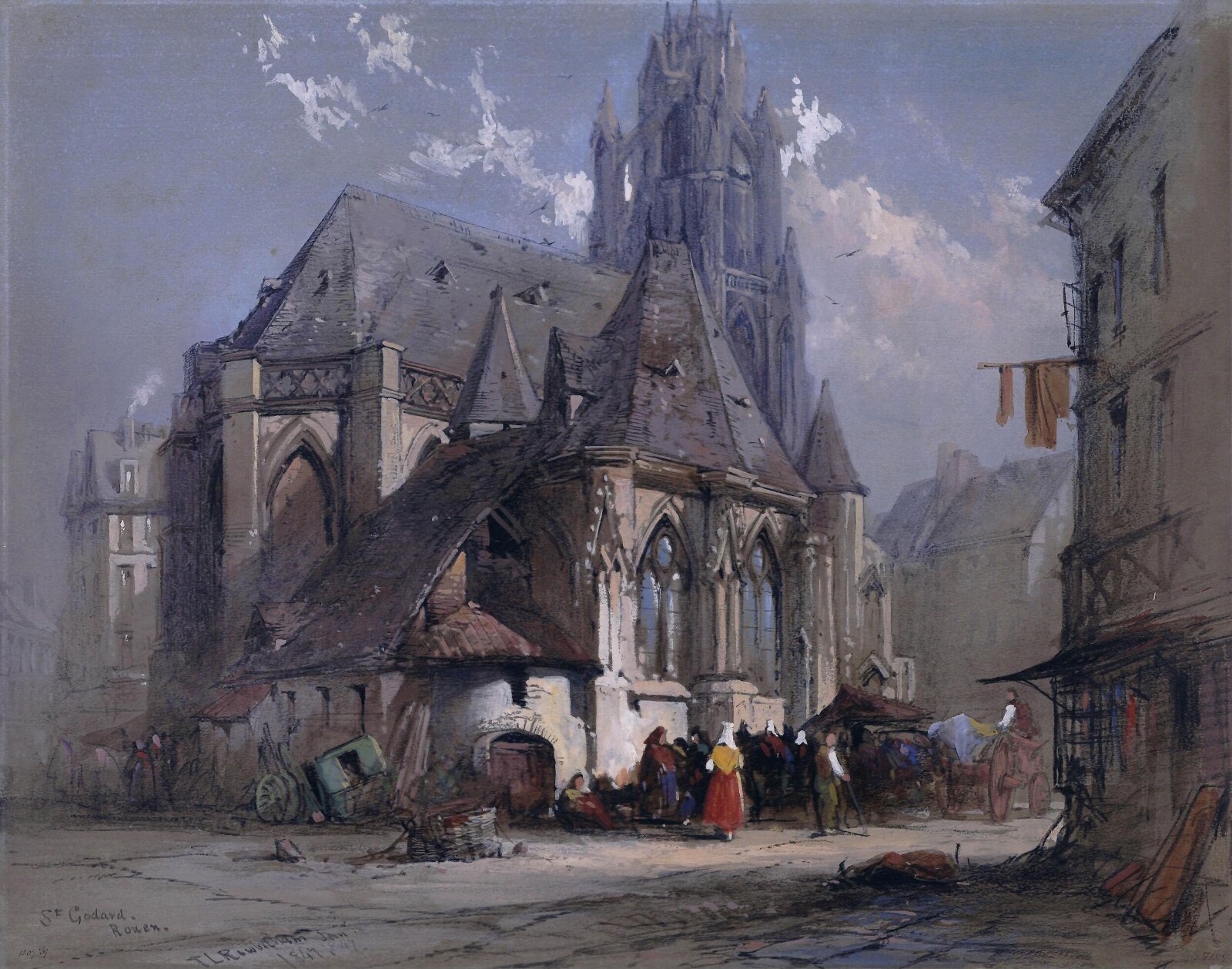 St. Godard, Rouen, Thomas Charles Leeson Junior Rowbotham, 1847