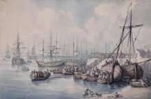 Disembarkation of the Royalists of Toulon at Southampton, 1794 thumbnail 1