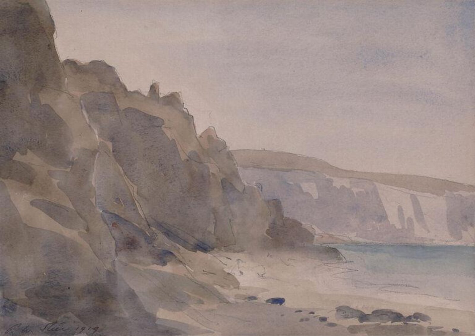 Alum Bay, Philip Wilson Steer, 1919