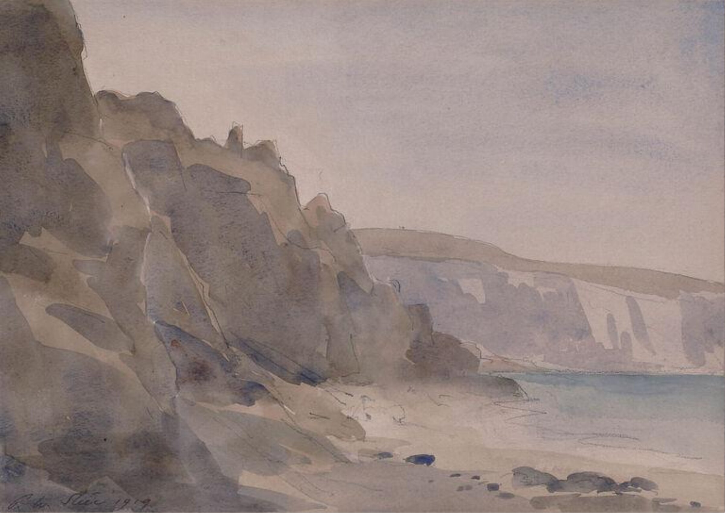 Alum Bay, Philip Wilson Steer, 1919