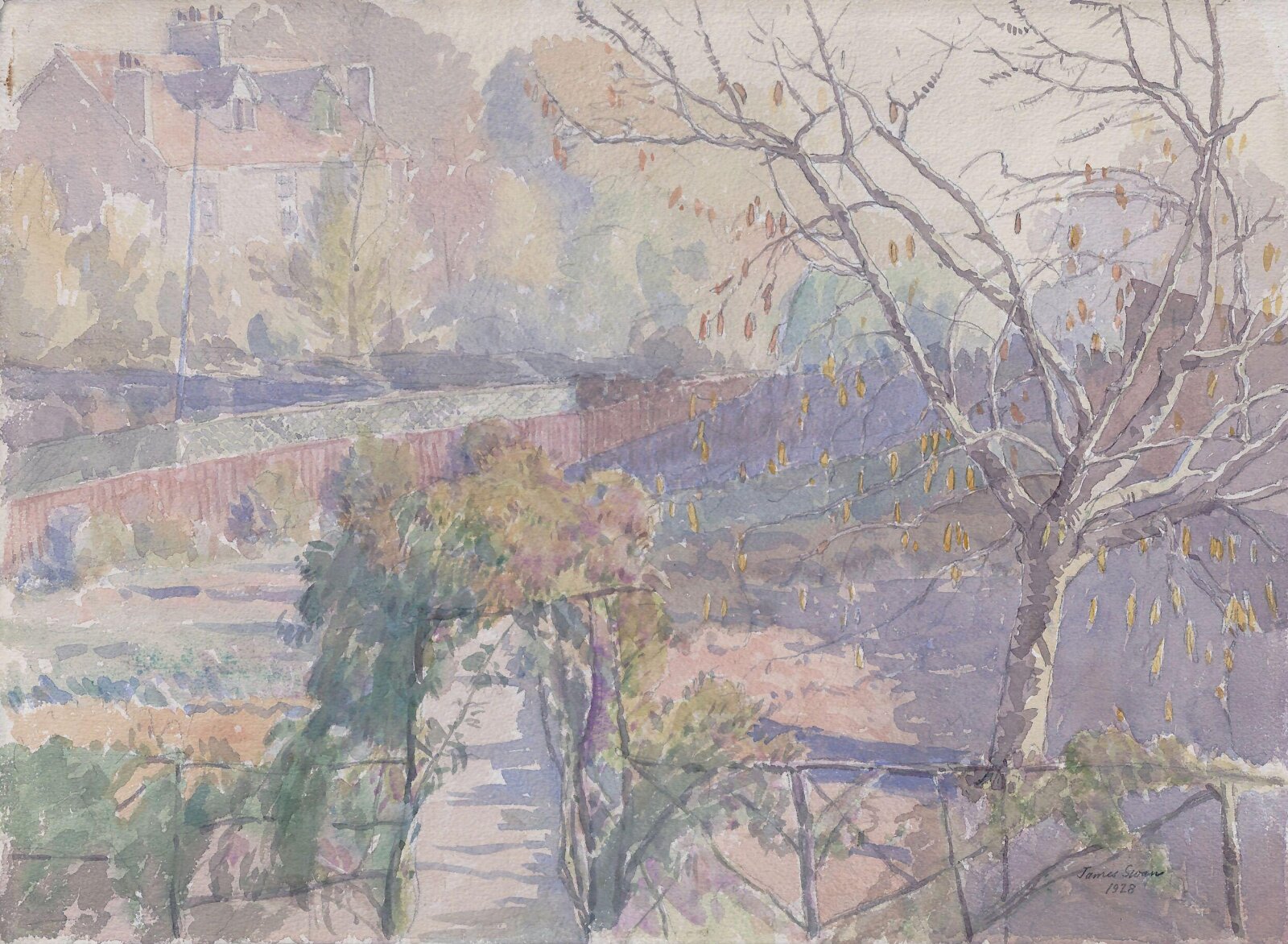 The Back Garden, James Henry Swan, 1928
