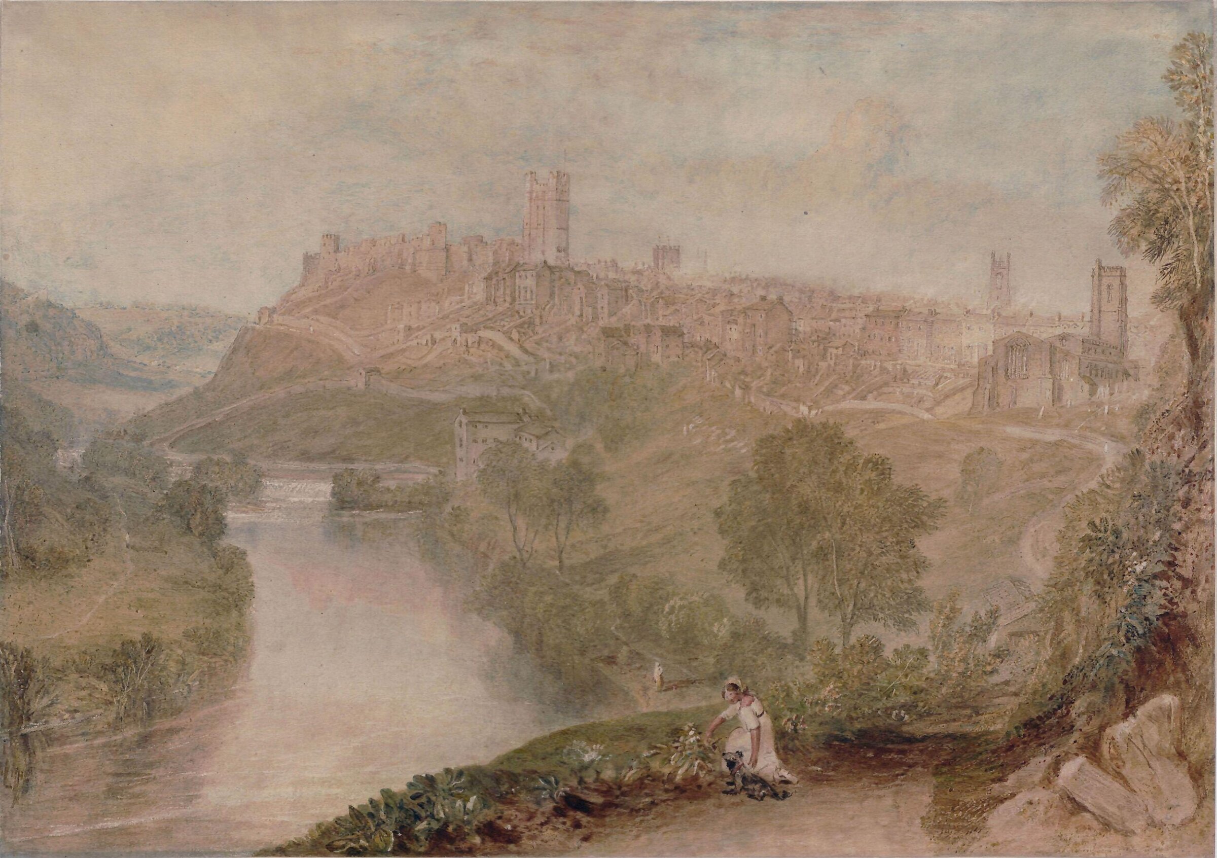 Richmond, Yorkshire, Joseph Mallord William Turner, ca. 1818