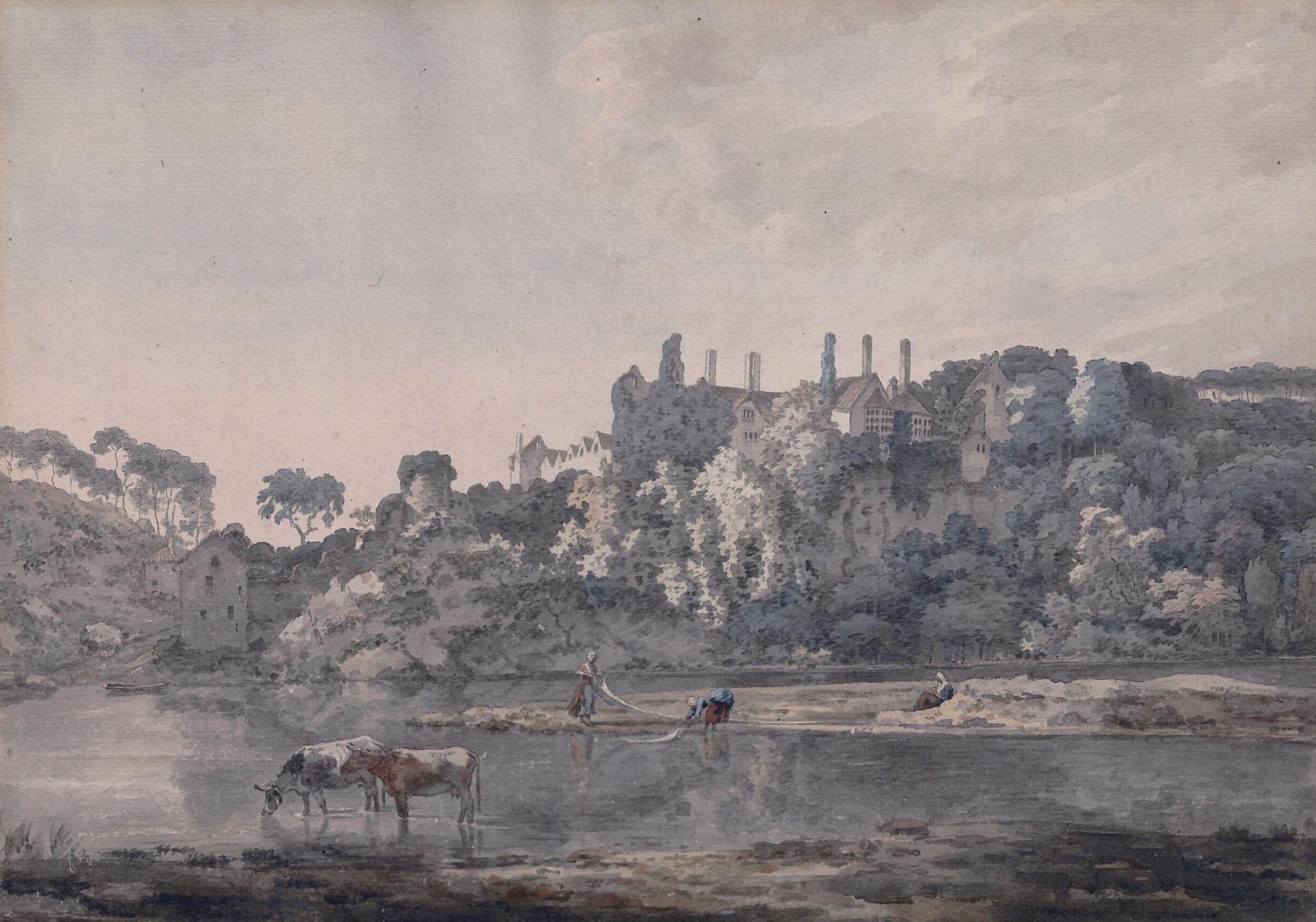 Lismore Castle on the Blackwater in the County of Waterford, Ireland, William Pars, ca. 1760-1782