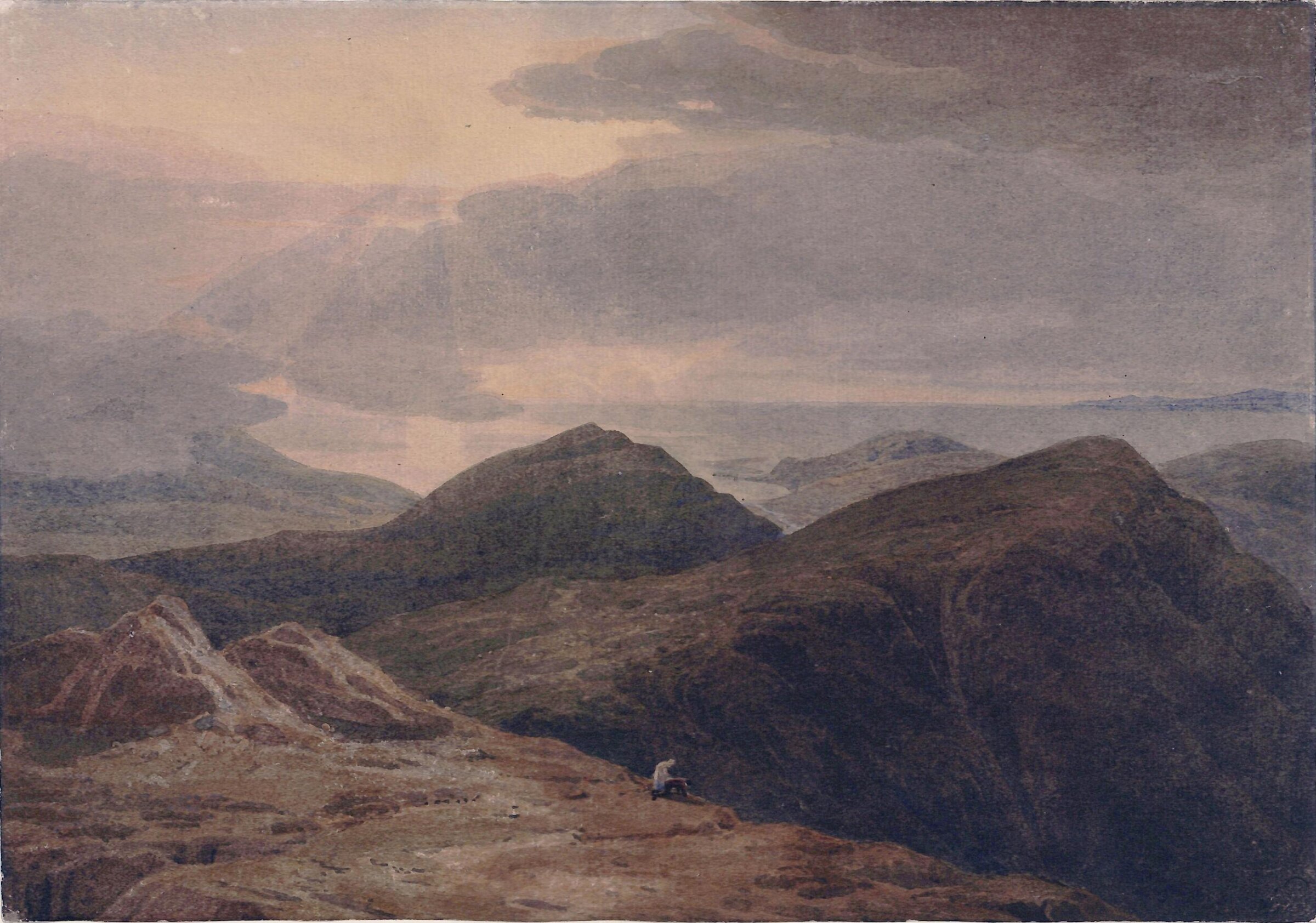 Landscape, John Varley, c.1800