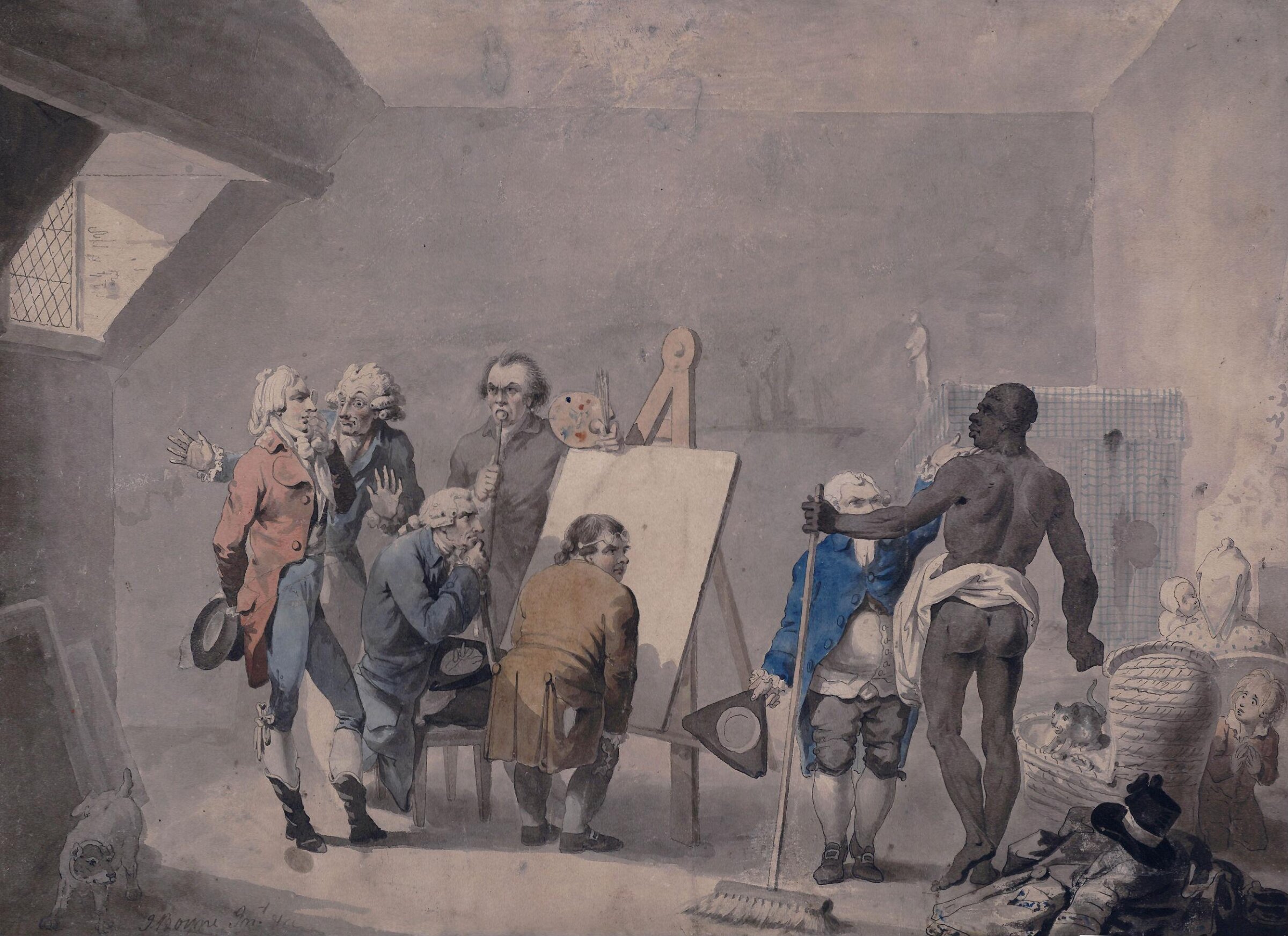 A Meeting of Connoisseurs, John Boyne, ca. 1790 to 1807