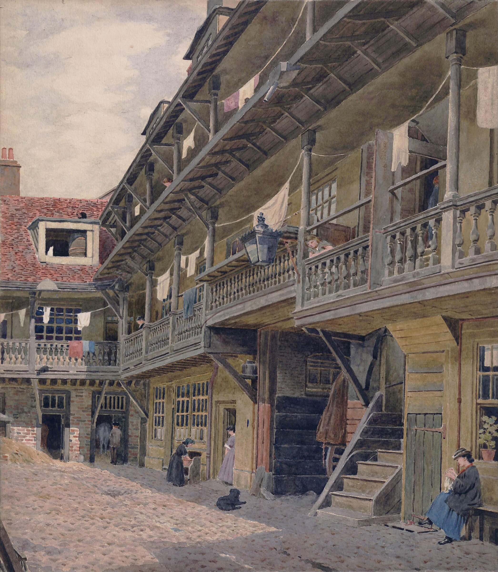 The Oxford Arms, Warwick Lane, London, George Price Boyce, ca. 1850-1897