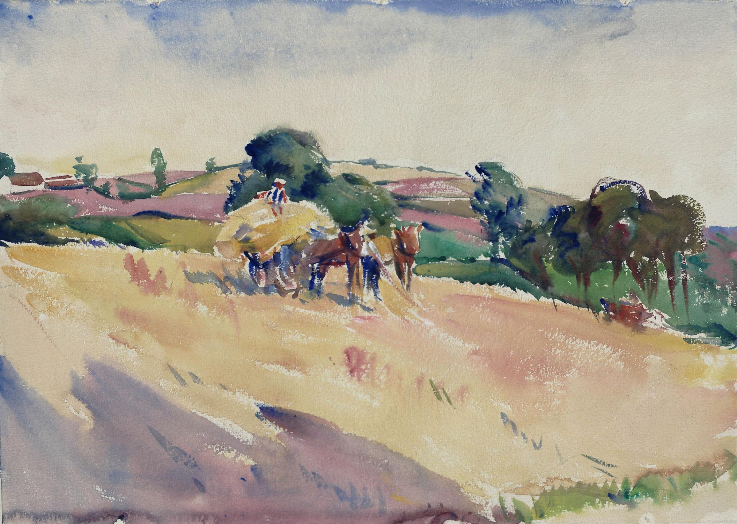 The Cornfield, Isobel Lilian Gloag, ca. 1890-1917