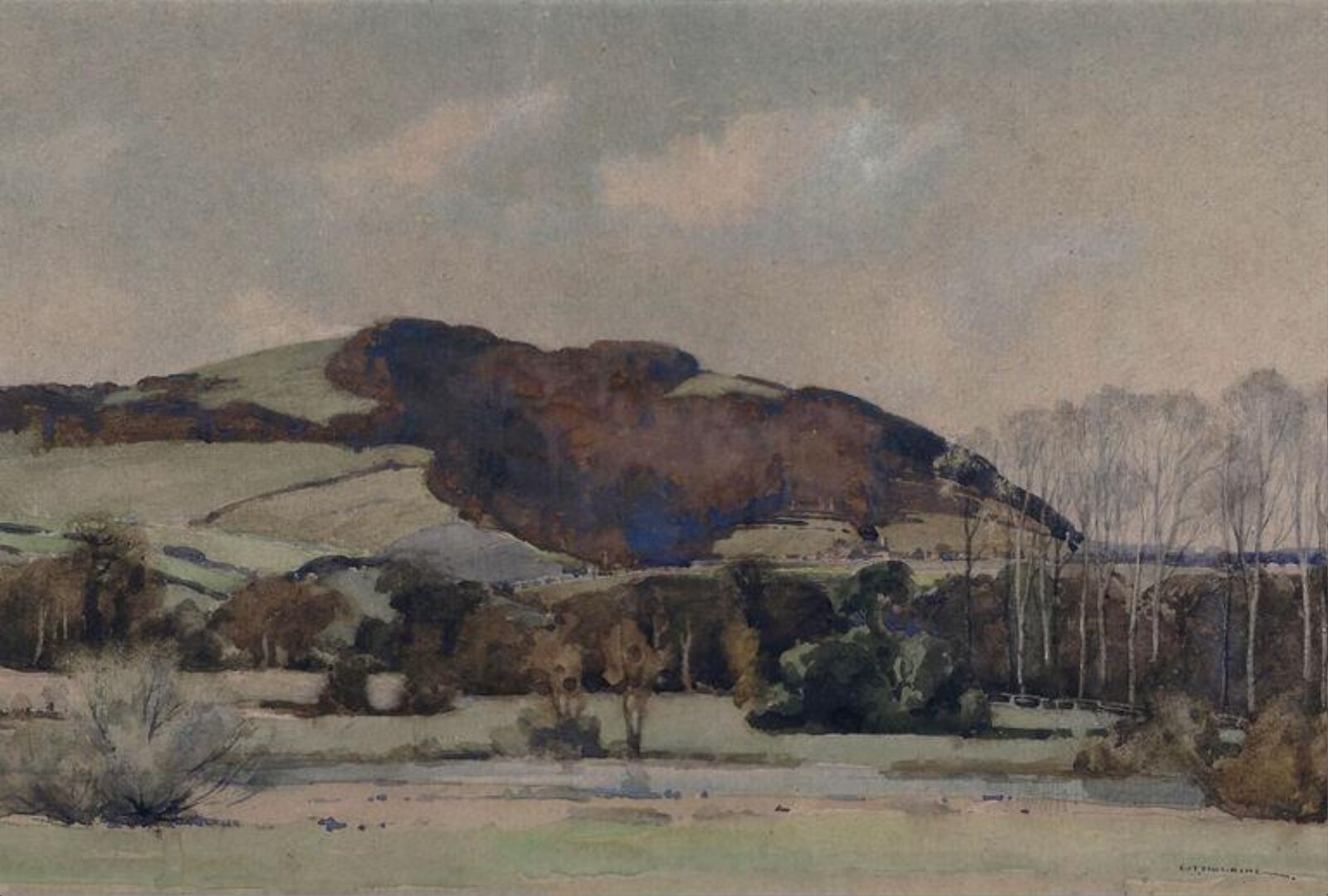 Duncton Hill, Sutton, Sussex, Edgar Thomas Holding, ca. 1900-1925