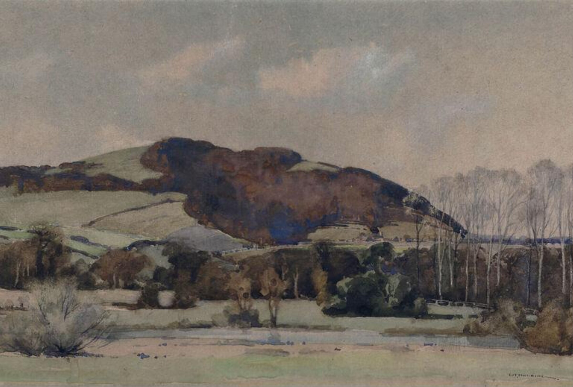 Duncton Hill, Sutton, Sussex, Edgar Thomas Holding, ca. 1900-1925