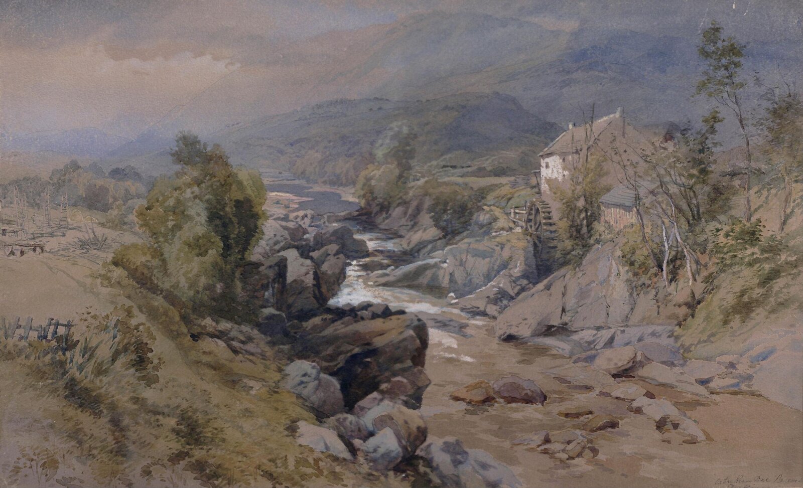 On the River Dee, Braemar, Thomas Miles Richardson, ca. mid 19th century