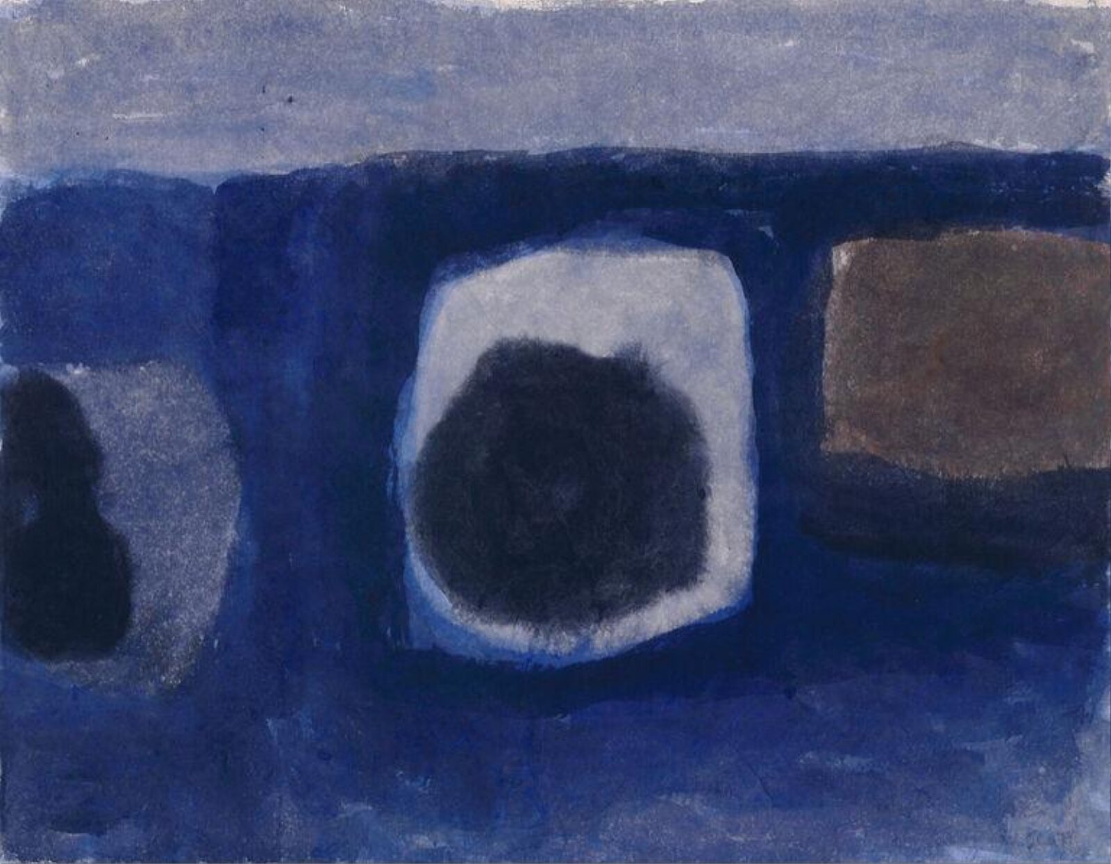 Blue Abstract, William Scott, 1959