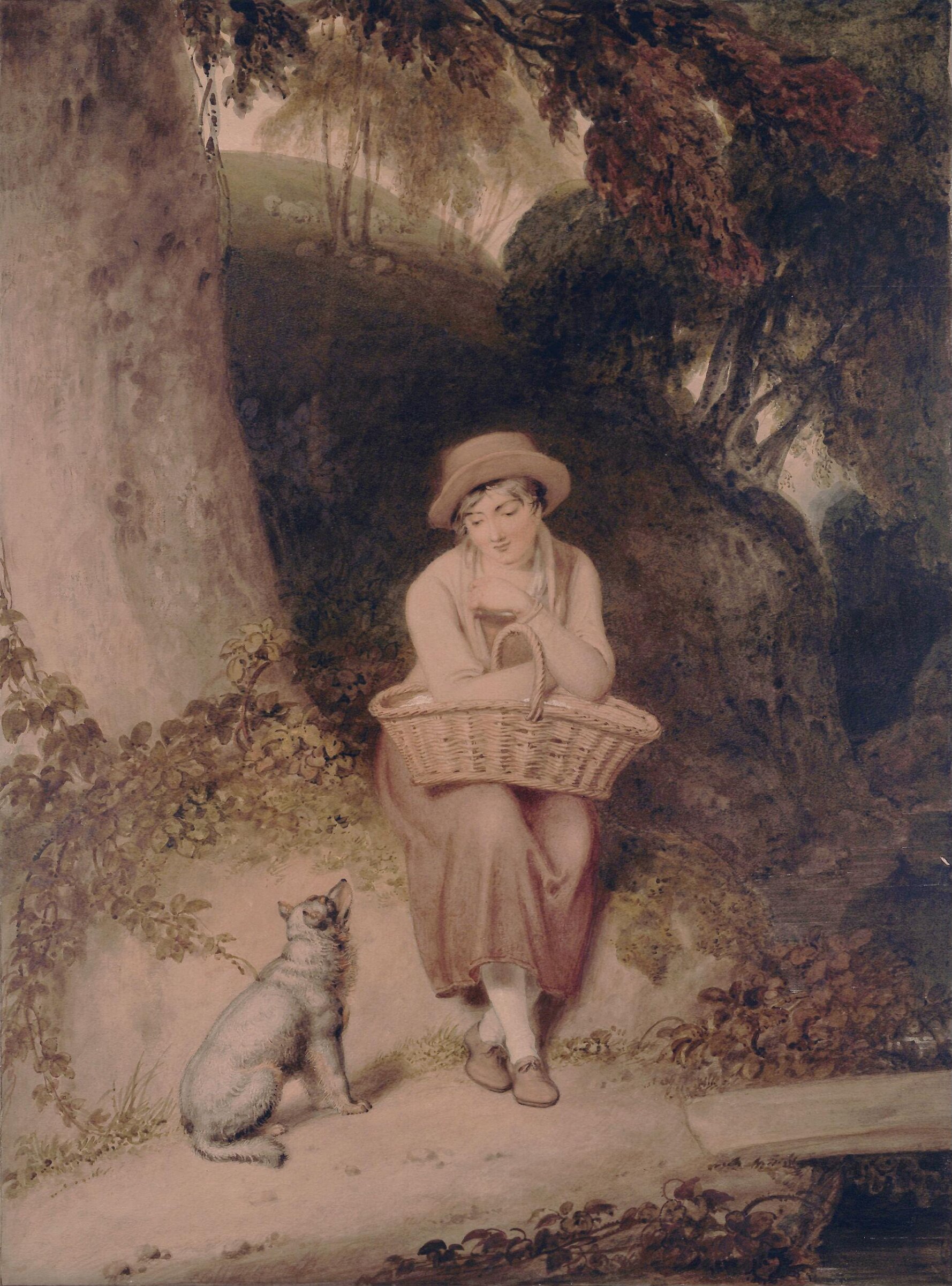 The Market Girl, Westall, ca. 1800-1820