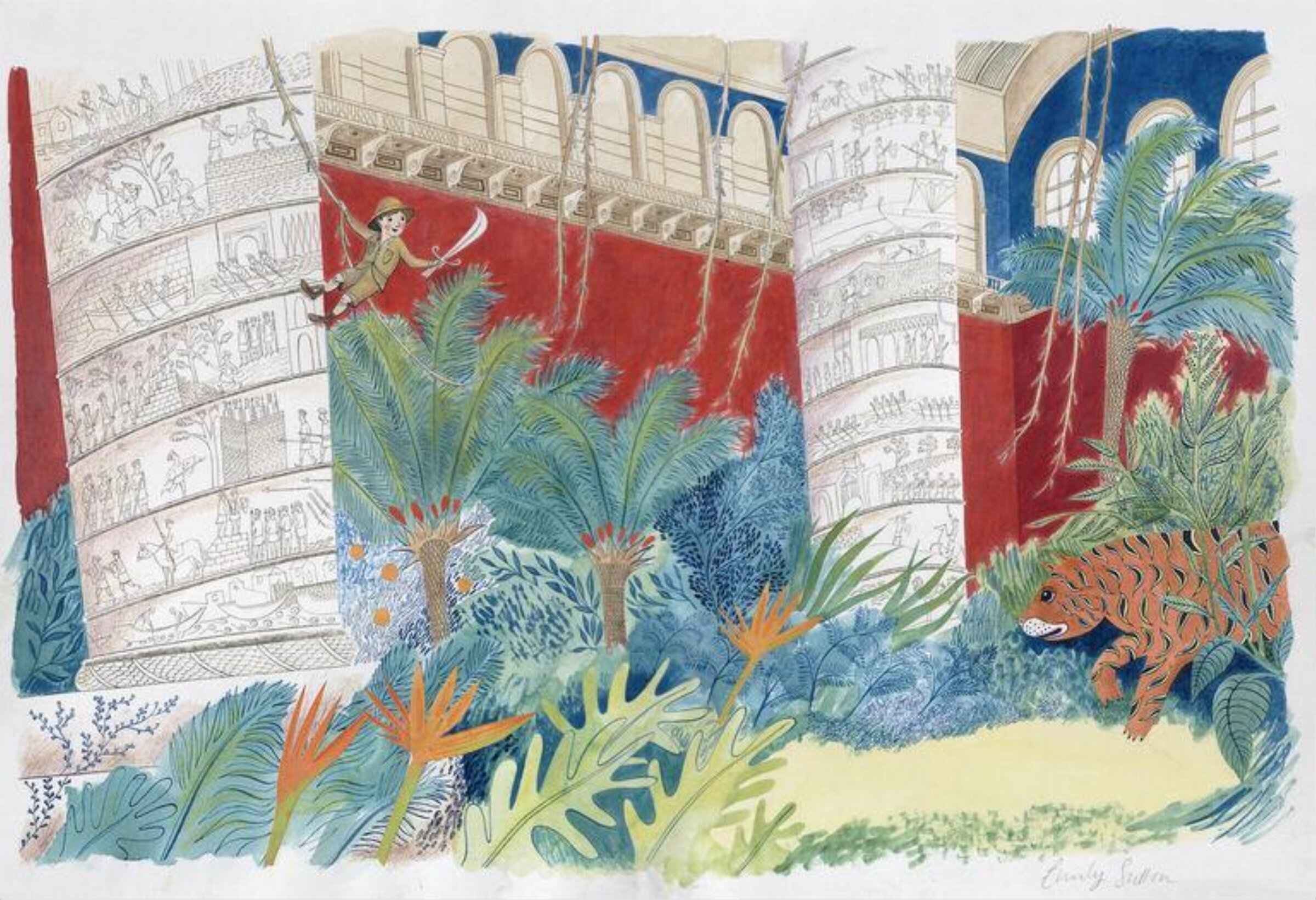 Ollie in the Jungle Courts, Emily Sutton, 2011