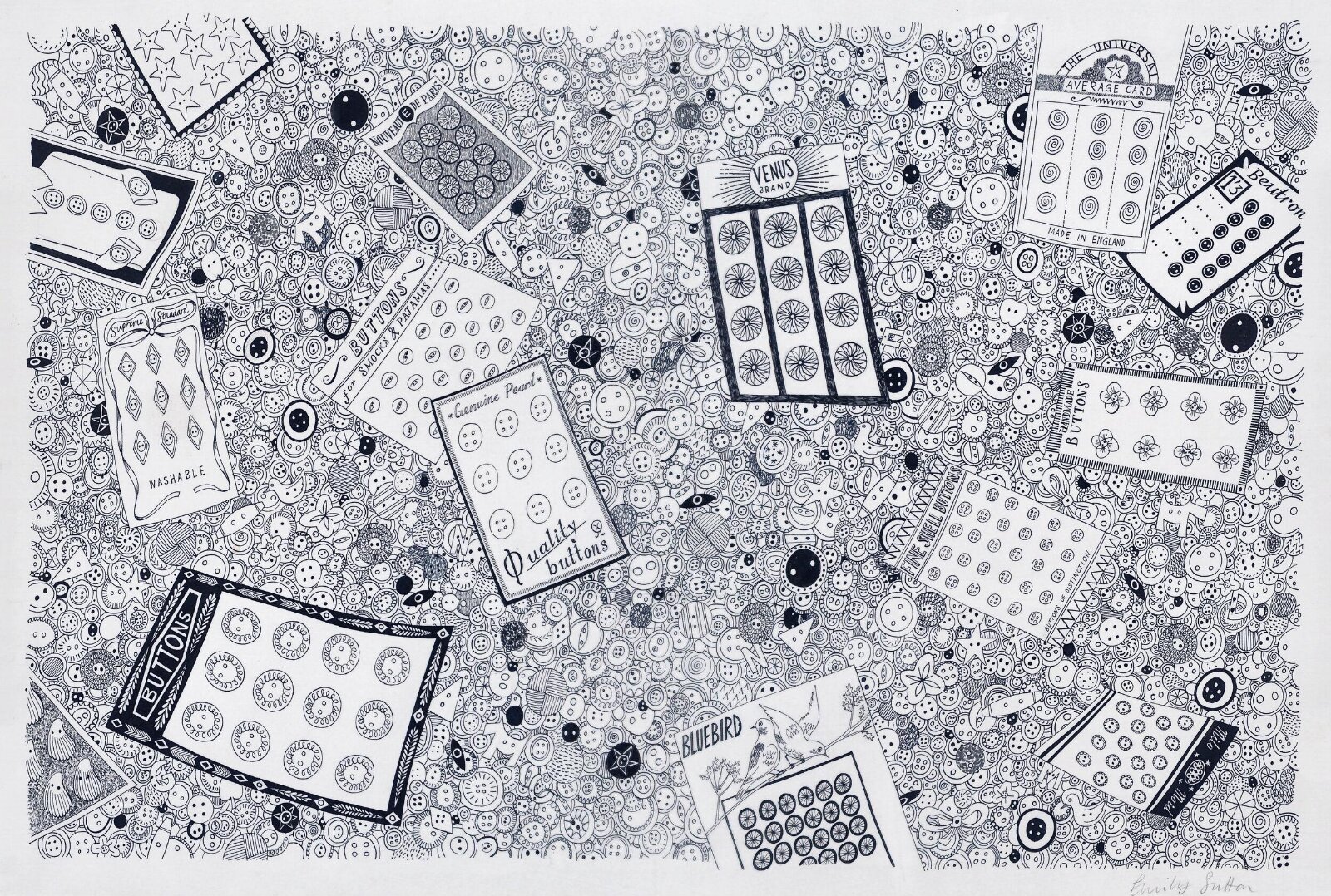Endpaper, Emily Sutton, 2011