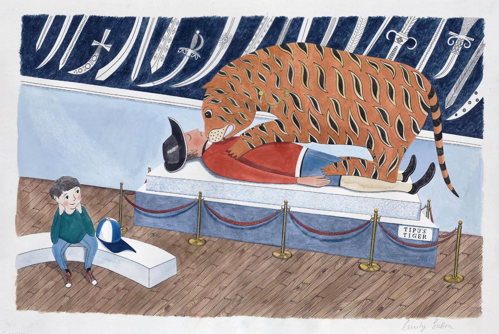 Ollie and Tipu's Tiger, Emily Sutton, 2011