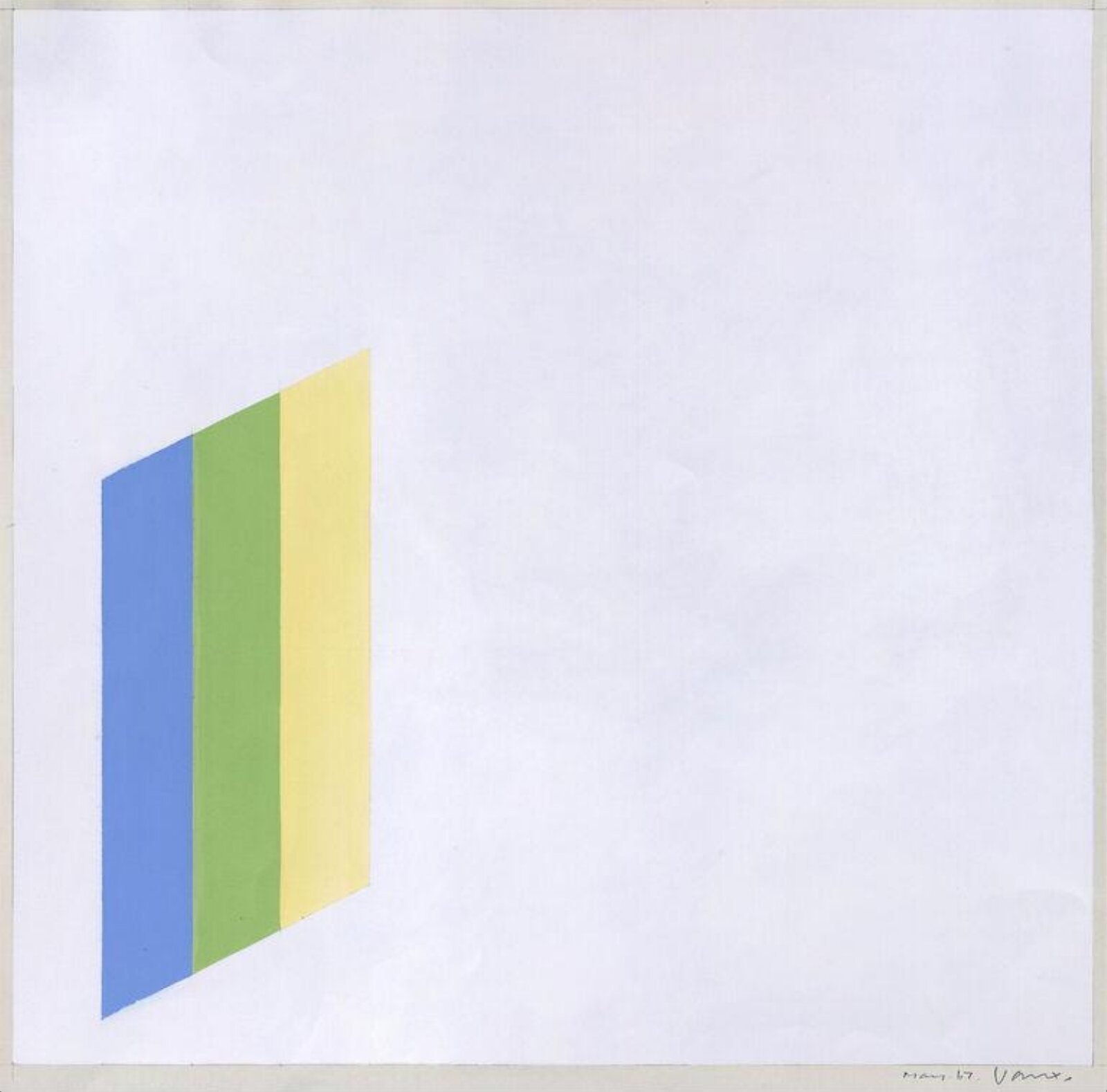 Abstract Composition, Marc Vaux, 1967