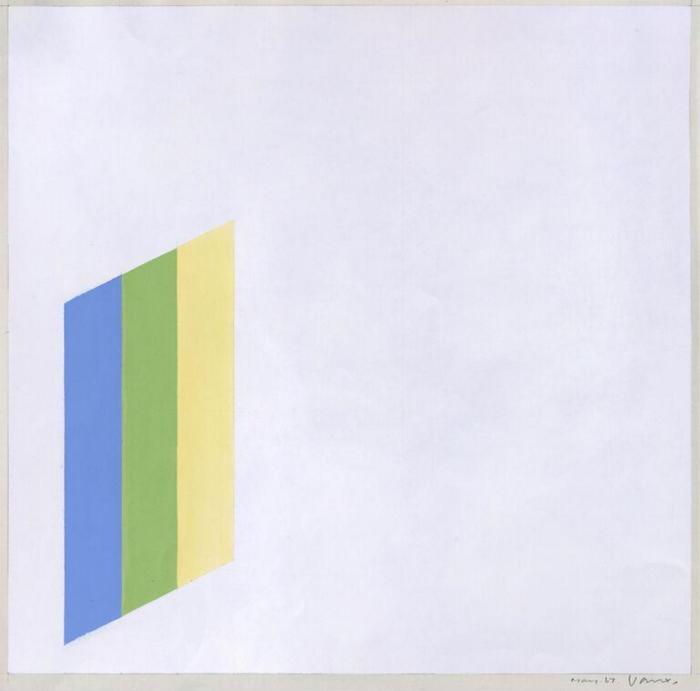 Abstract Composition, Marc Vaux, 1967