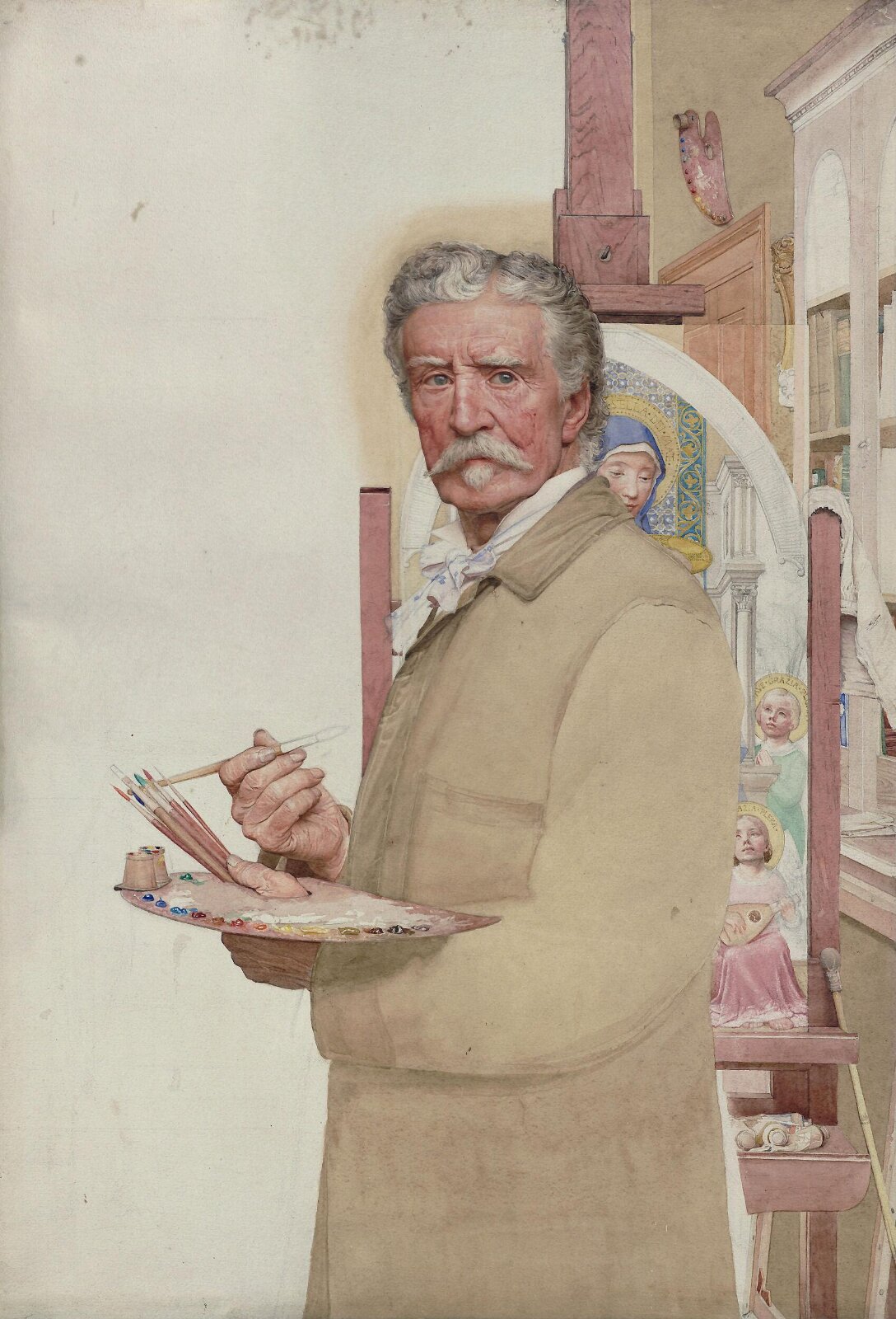 An Artist, Benjamin Williams, ca. 1890-1920