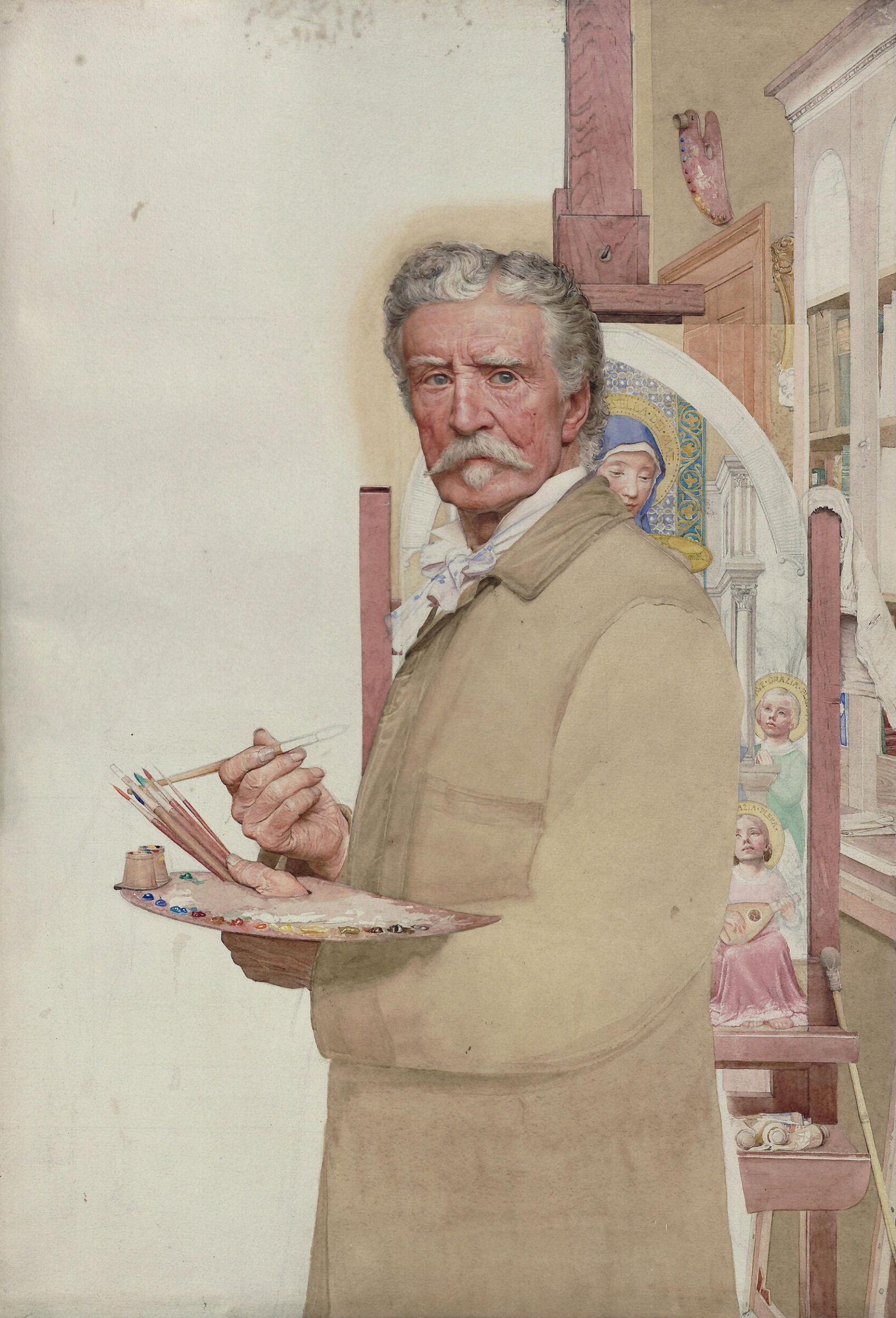 An Artist, Benjamin Williams, ca. 1890-1920