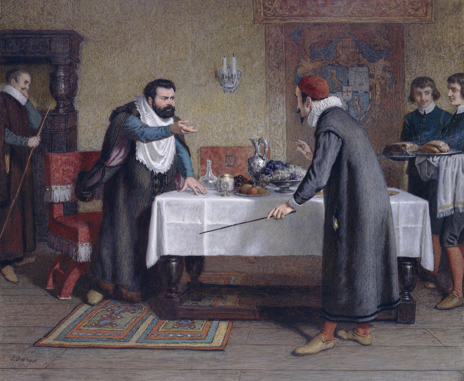 Sancho Panza at the Feast, Watson, 1868