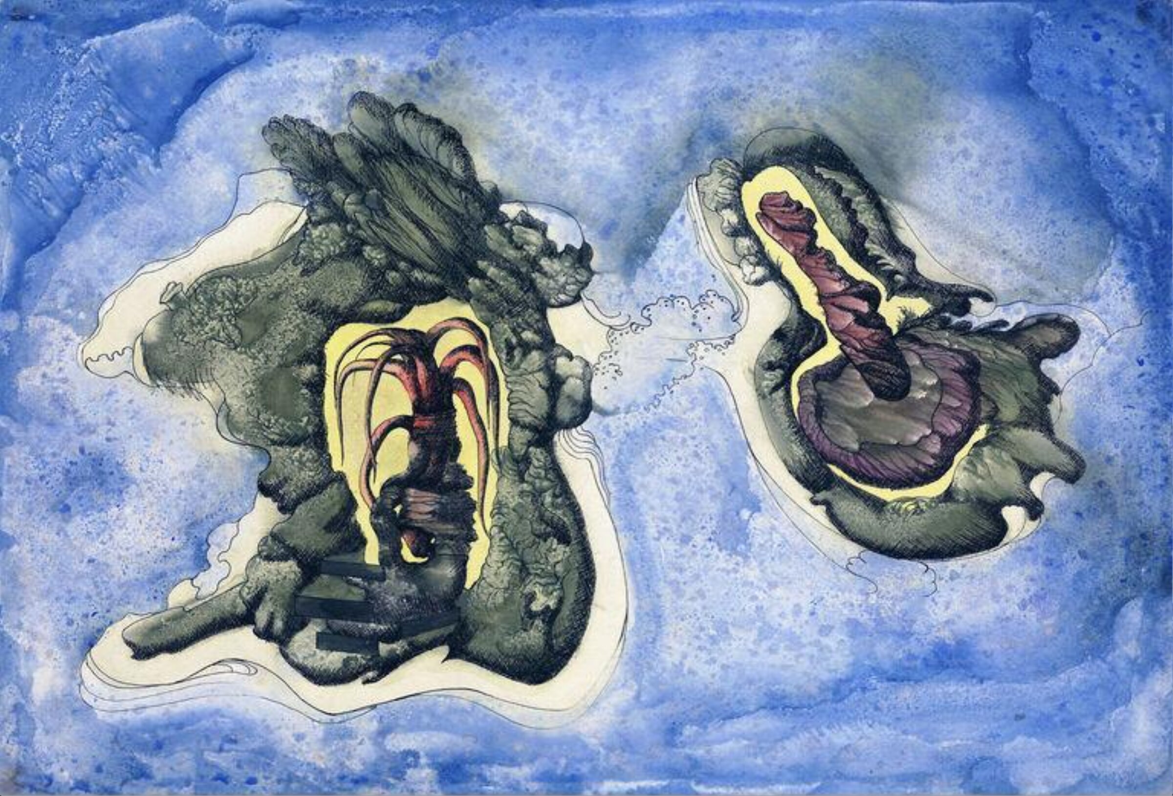 Linked Islands, Ithell Colquhoun, ca. 1947