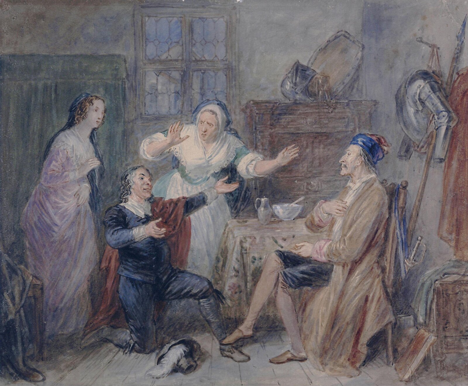 A Scene from Don Quixote, John Masey Wright, early 19th Century