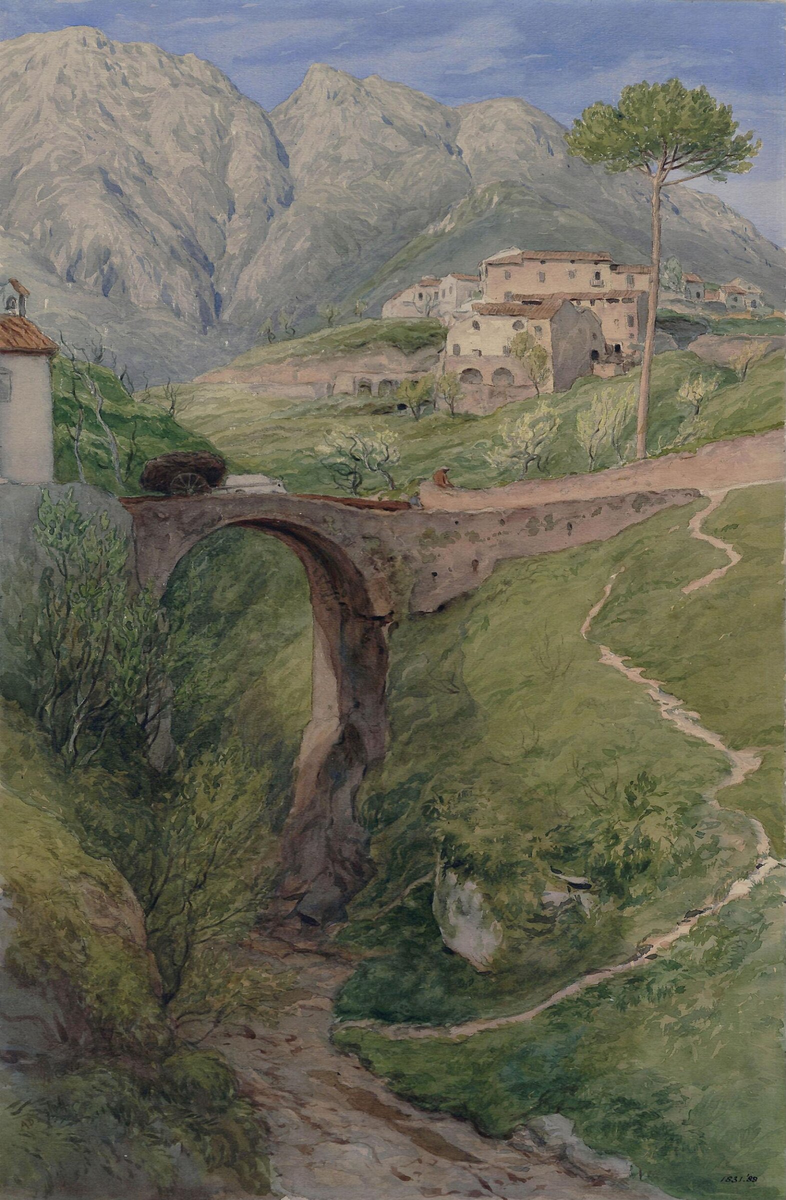 La Cava, near Solerno, Italy, Ditchfield, 1884