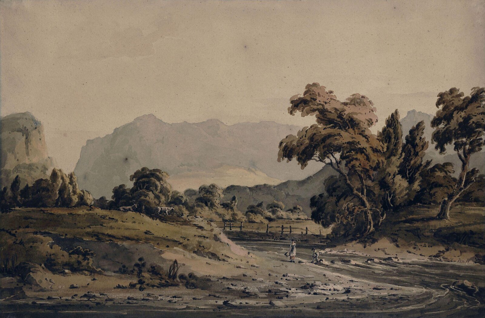 Rydal Head, Ambleside, Westmorland, Copley Fielding, 1808