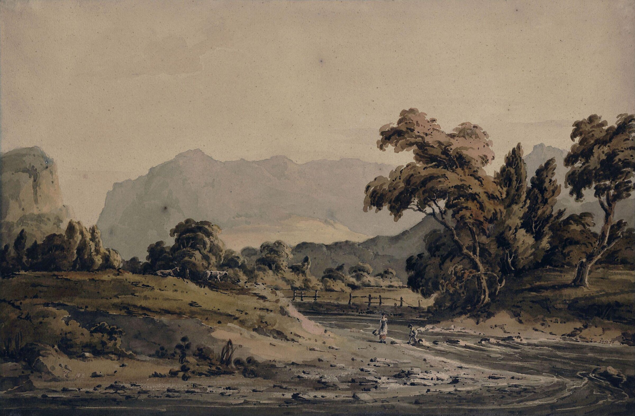Rydal Head, Ambleside, Westmorland, Copley Fielding, 1808