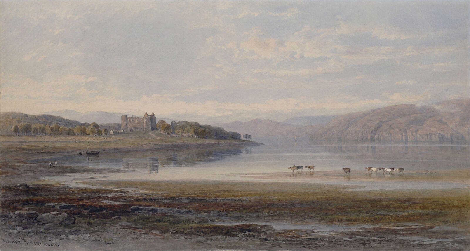 Dunstaffnage Castle, Argyllshire, Fripp, 1869