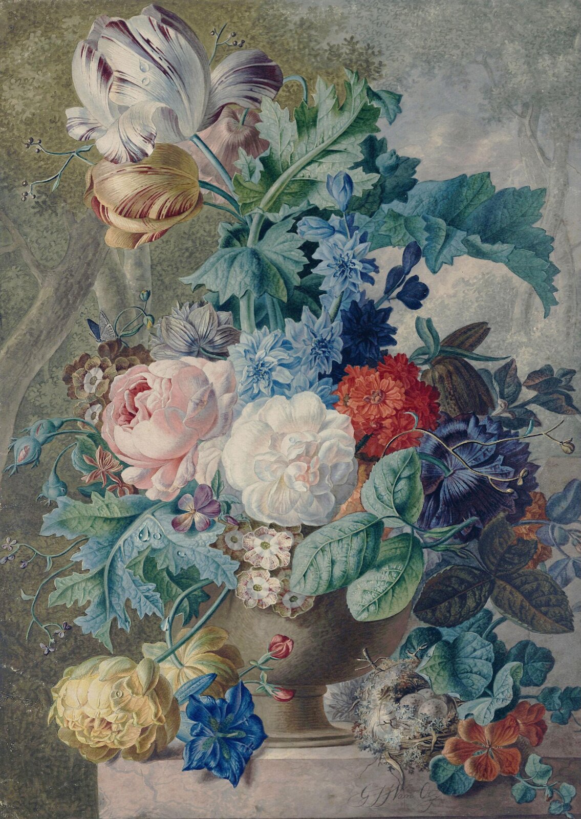 Flowers, 19th century