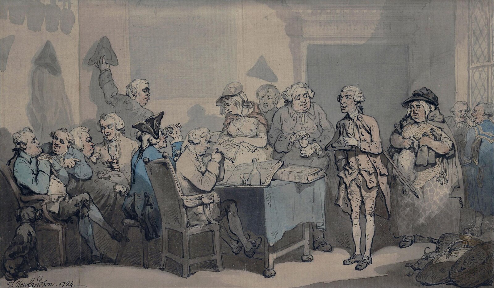The Parish Vestry, Thomas Rowlandson, 1784