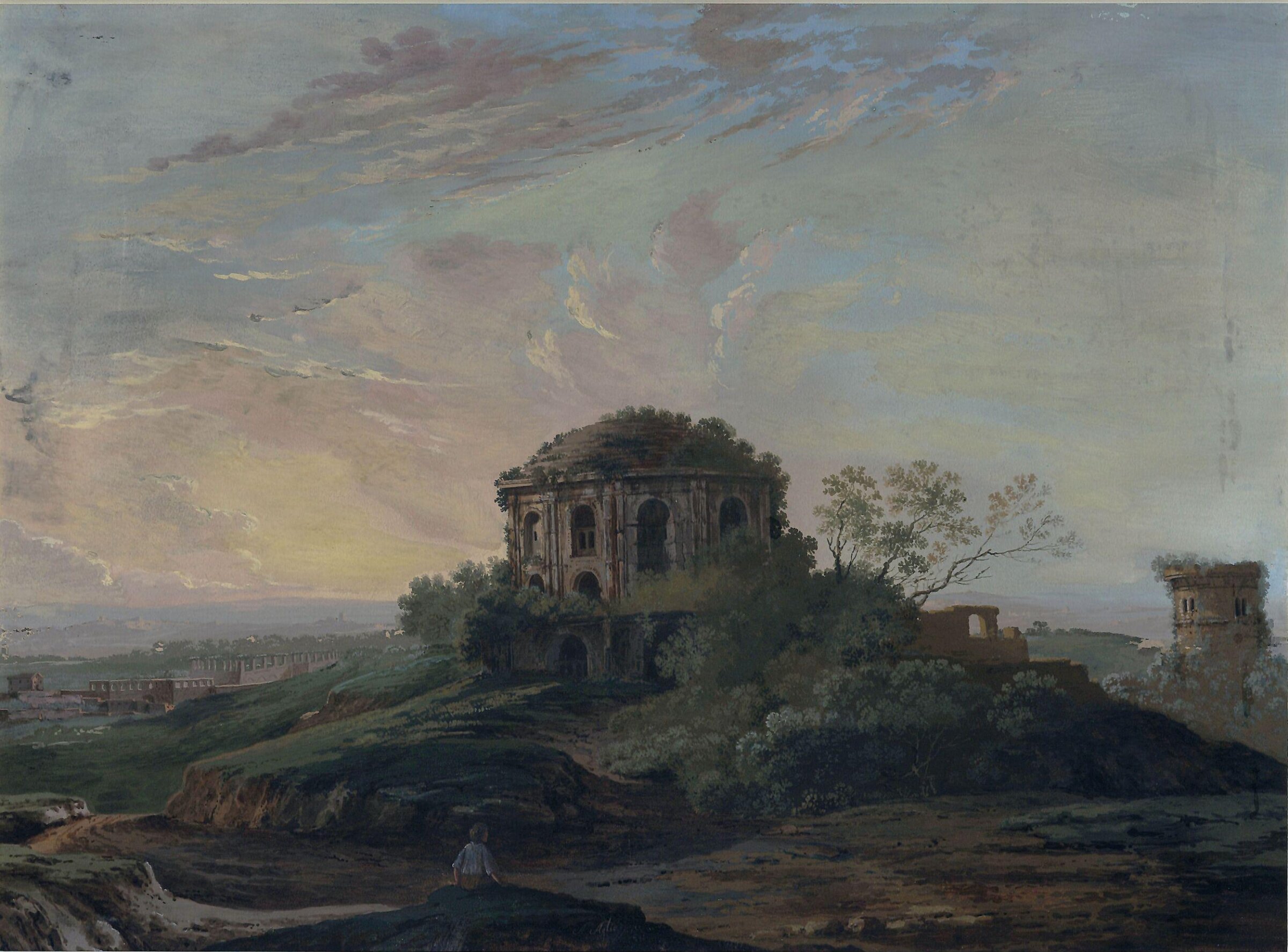 Tempio della Tosse, Agostino Aglio, ca. 1800 - ca. 1856