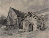 Porch and transept of a church thumbnail 2