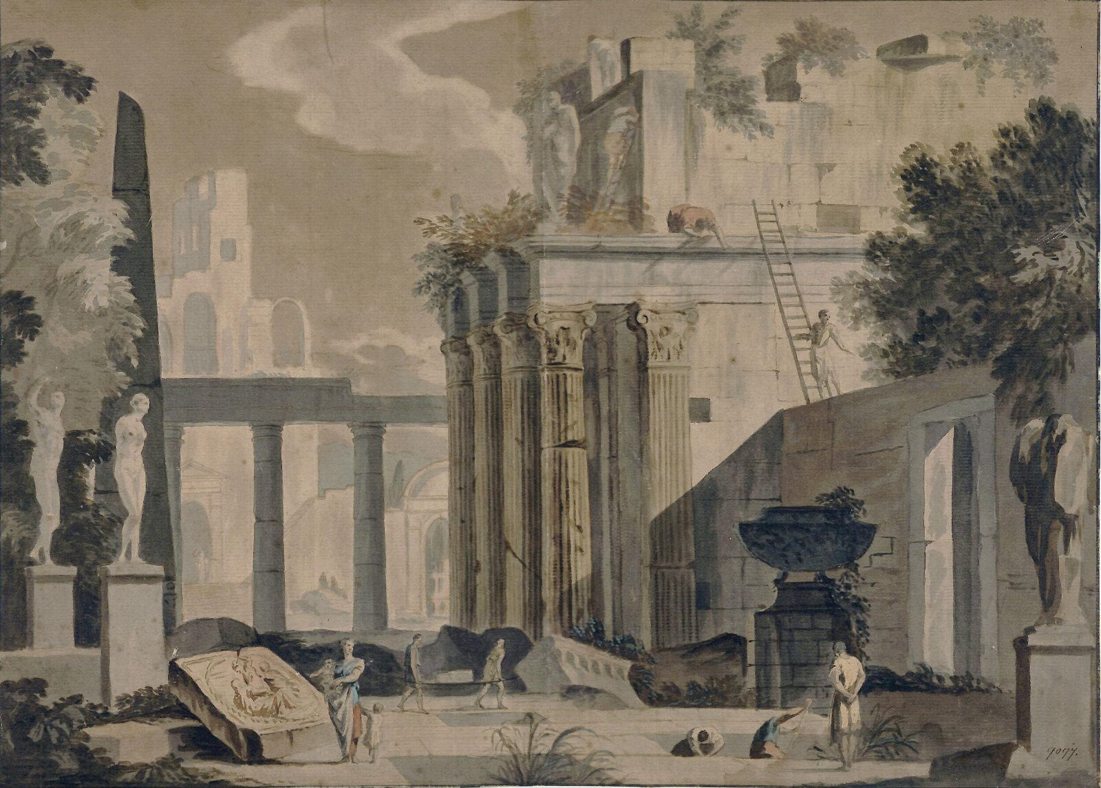 Roman Ruins, Marco Ricci, ca. 1699-1729