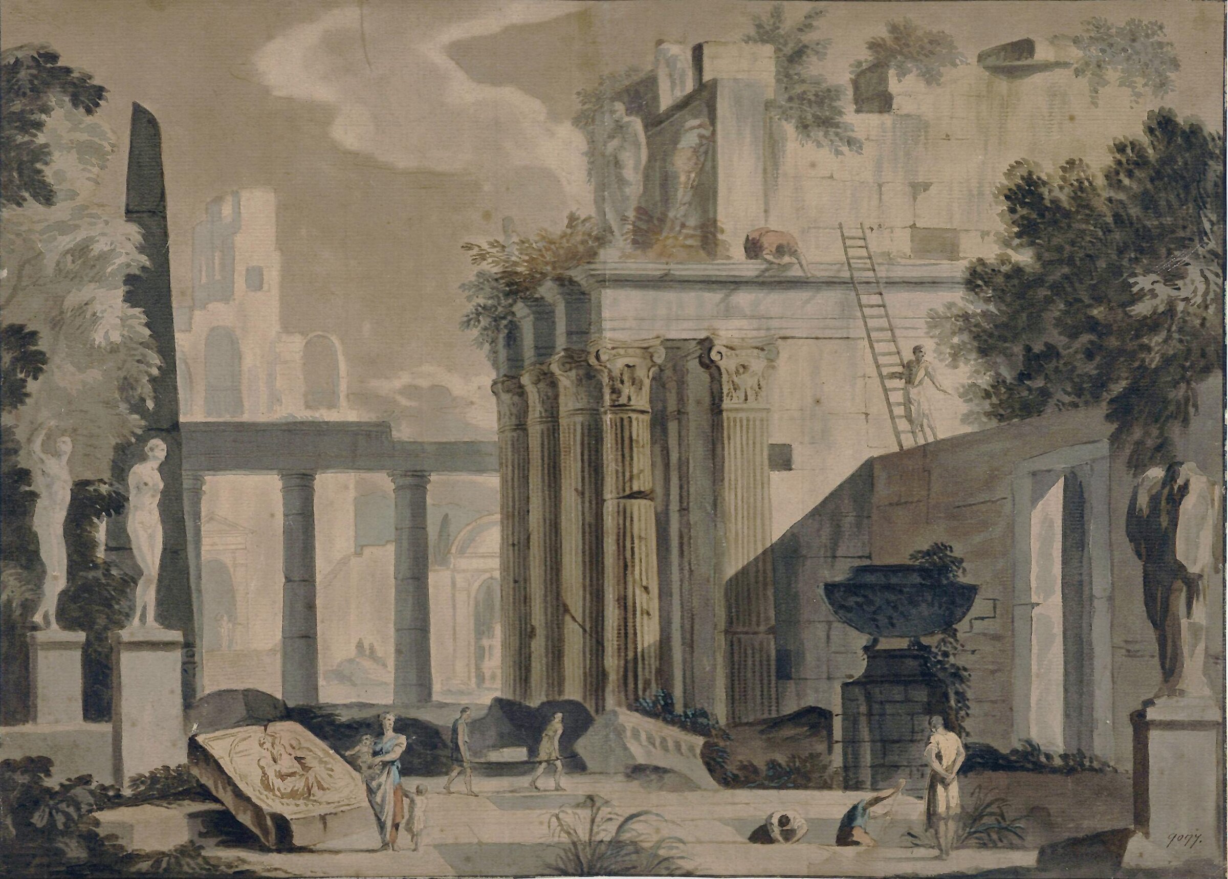 Roman Ruins, Marco Ricci, ca. 1699-1729