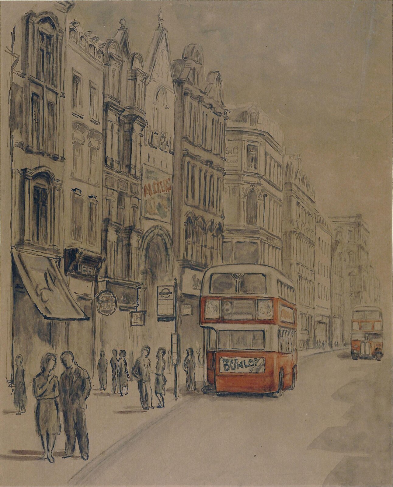 London Street, Daniel Moiseiwitsch, ca. 1940-1941