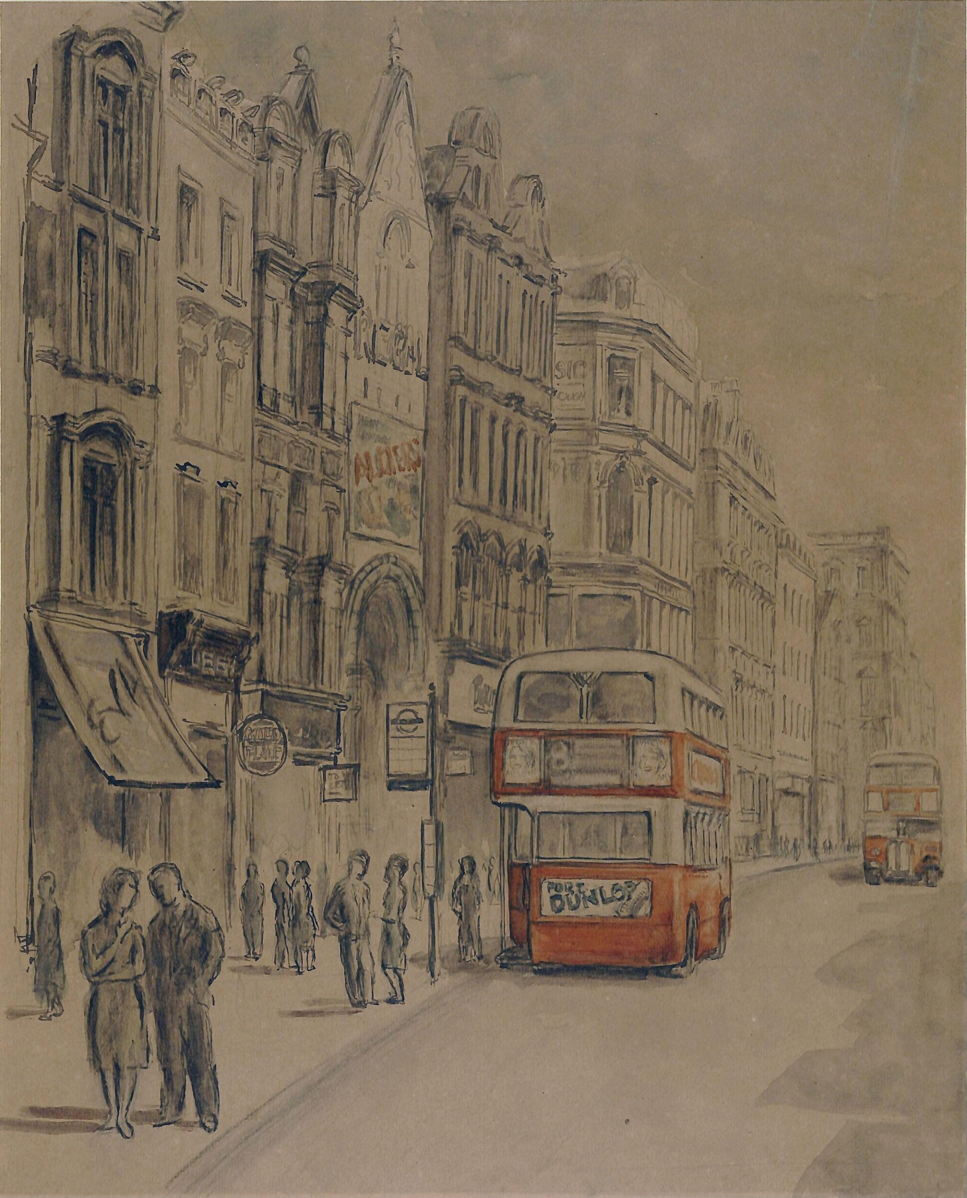 London Street, Daniel Moiseiwitsch, ca. 1940-1941