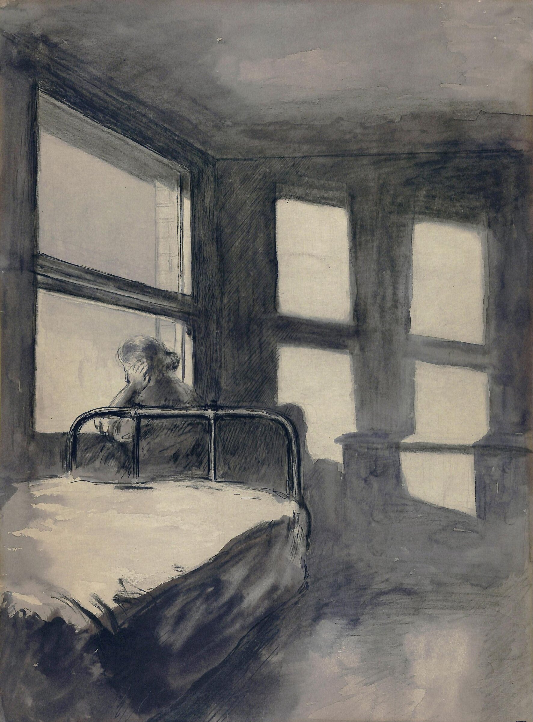 Bedroom, Daniel Moiseiwitsch, ca. 1941