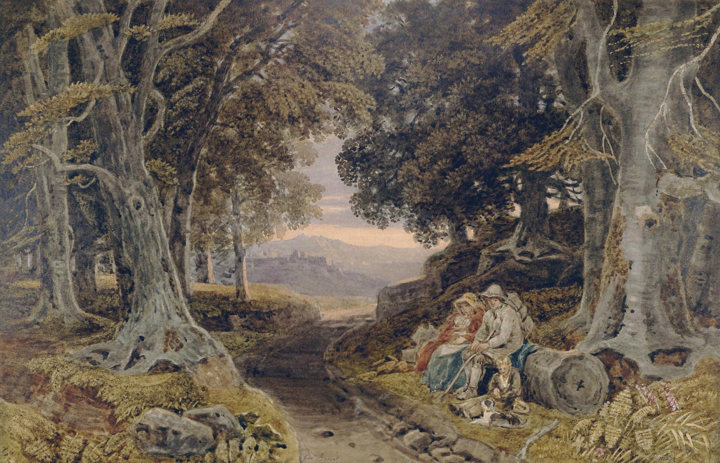 Weary Trampers, Barret, 1840