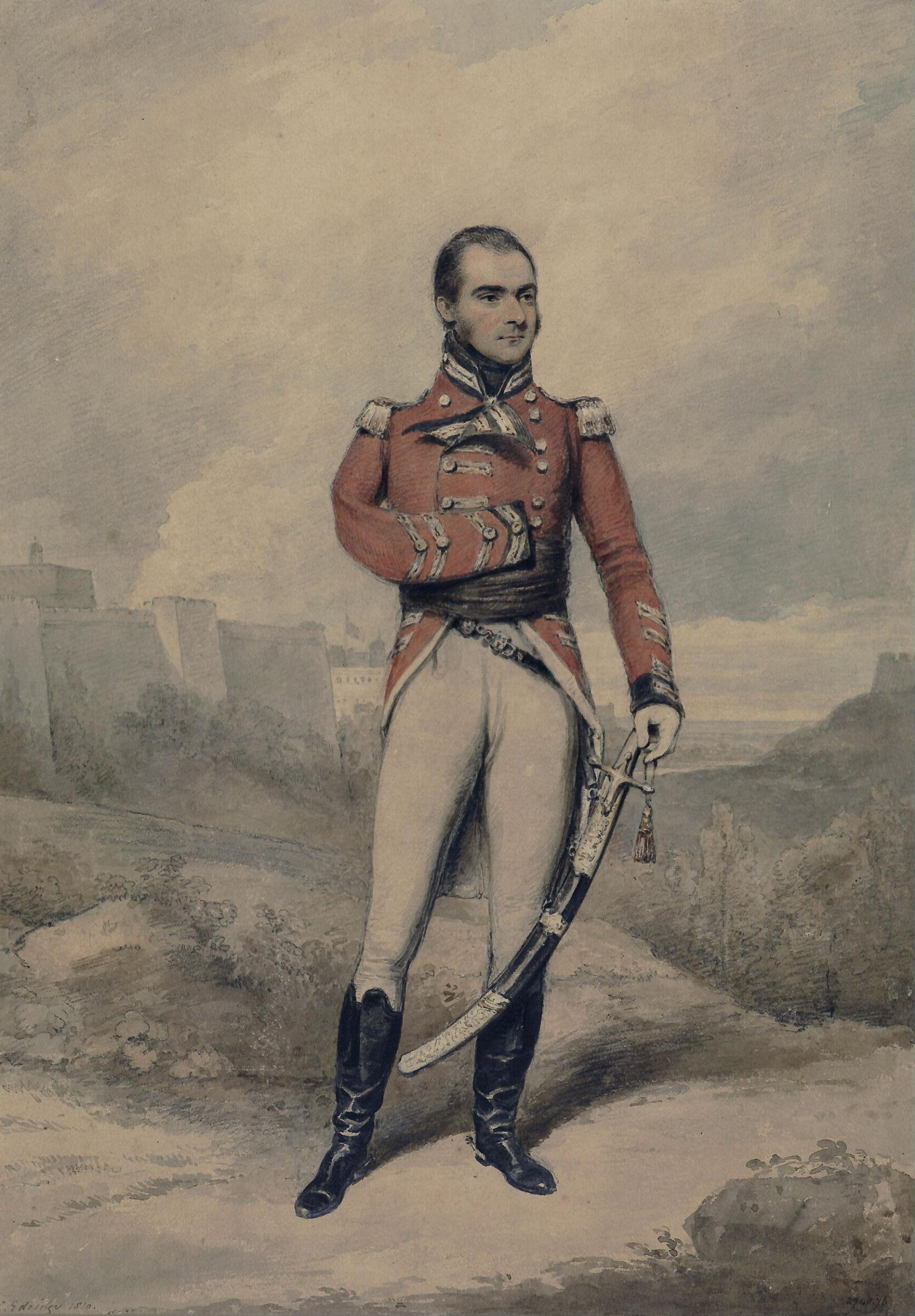 Portrait of Sir Edward Paget G. C. B (1775-1849, Henry Edridge, 1810