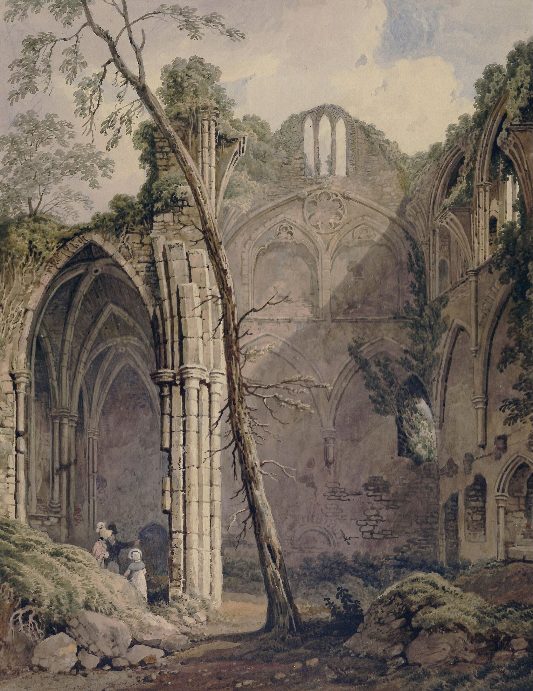 Netley Abbey, near Southampton, Gastineau, ca. 1815-70