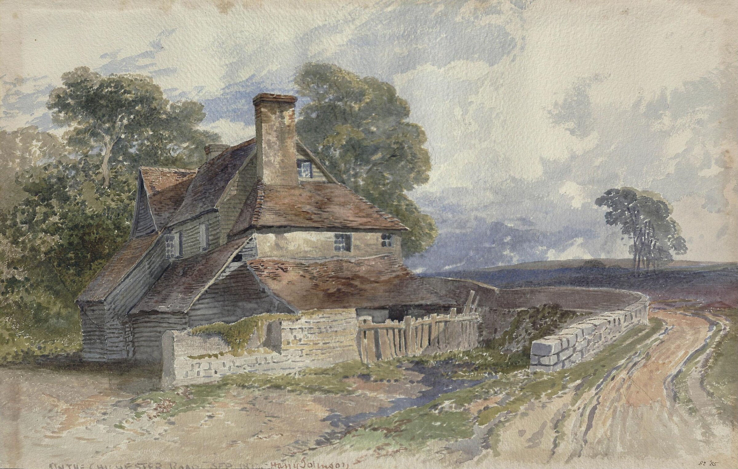 View on the Chichester Road, Harry John Johnson, 1877